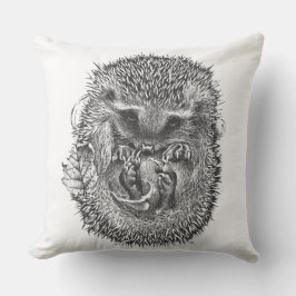 大きなアウトドアクッションかわいい眠いヘッジホッグデザイン アウトドアクッション