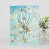 大きなアリスインワンダーランドパーティーの招待状 招待状 (スタンド正面)