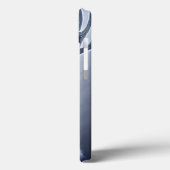 大きなアントラースタッグ鹿とモノグラムケースメイトiPh Case-Mate iPhoneケース (裏面 / 左)