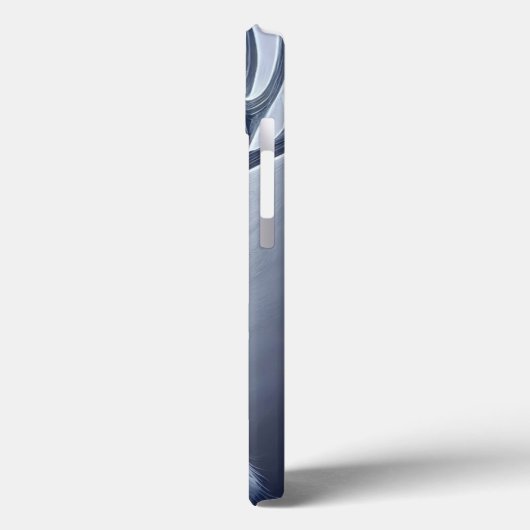 大きなアントラースタッグ鹿とモノグラムケースメイトiPh Case-Mate iPhoneケース (裏面 / 左)