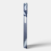 大きなアントラースタッグ鹿とモノグラムケースメイトiPh Case-Mate iPhoneケース (裏面 / 右)