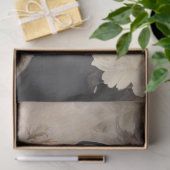 大きなインスパイアヴィンテージエレガントアジアの女性とバラ 薄葉紙 (ギフト)