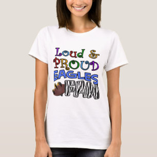 大きなイーグルファンゼブラ Tシャツ