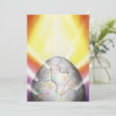 大きなイースター卵から出る光 シーズンカード (スタンド正面)