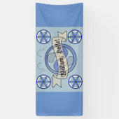 大きなウィルカム、ホールバナー 横断幕 (縦)