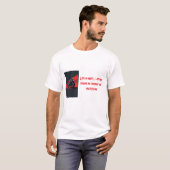 大きなエンジン、恐れを知らないハートオートバイマグ Tシャツ (正面フル)