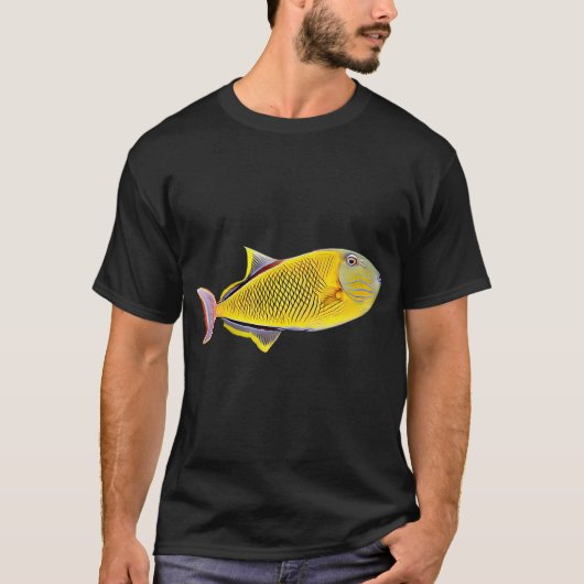 大きなエンゼルフィッシュ Tシャツ (正面)