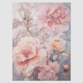 大きなエーテルのピンクのフローラブーケの切り離し 薄葉紙