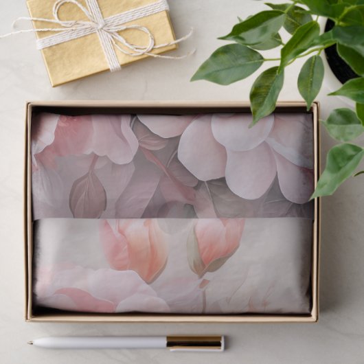 大きなエーテルのピンクのフローラブーケの切り離し 薄葉紙 (ギフト)