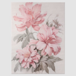 大きなエーテルのピンクのフローラブーケの切り離し 薄葉紙