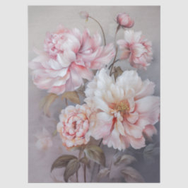 大きなエーテルのピンクのフローラブーケの切り離し 薄葉紙