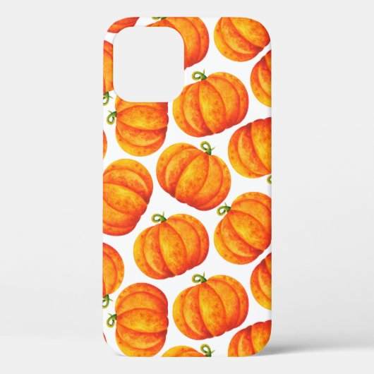 大きなオレンジのカボチャ。水シンプル色iのプリント Case-Mate iPhoneケース (裏面)