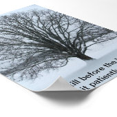 大きなオークの木 ポスター (角)