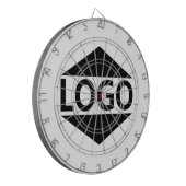 大きなカスタマイズロゴ ダーツボード (正面左)