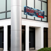 大きなカスタマイズ車洗いビジネスのトラフィックが見える 横断幕 (ビルの外側)