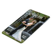 大きなカスタムウェディングありがとう写真Flexiマグネット マグネット (左側)