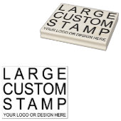 大きなカスタムスタンプ、独自のプロフェッショナルロゴを作成 ラバースタンプ (押印)
