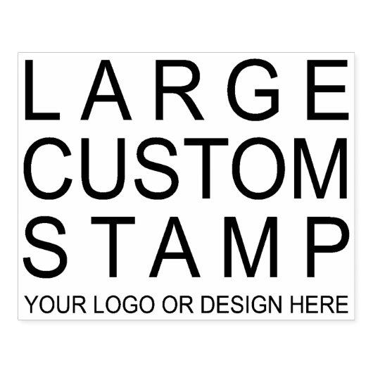 大きなカスタムスタンプ、独自のプロフェッショナルロゴを作成 ラバースタンプ (インプリント)