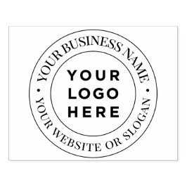 大きなカスタムビジネスロゴのプロモーション ラバースタンプ