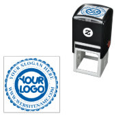 大きなカスタムビジネスロゴ セルフインキングスタンプ (インサイチュ)