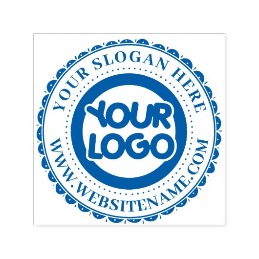 大きなカスタムビジネスロゴ セルフインキングスタンプ (デザイン)