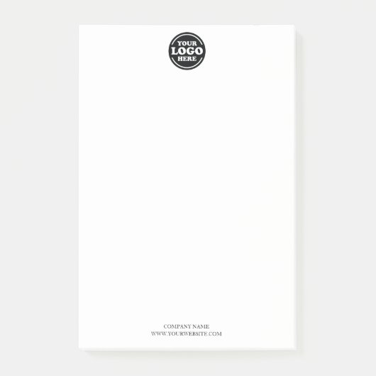 大きなカスタムロゴビジネス ポストイット (正面)