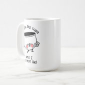 大きなカップが好き - クラシックマグ コーヒーマグカップ (正面左)