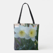 大きなカップの水仙の全体のプリントトートバッグ トートバッグ (裏面)