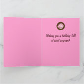 大きなカップケーキハッピーバースデーカード カード (内部)