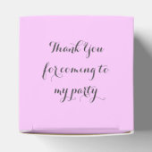 大きなカップケーキ女の子の誕生日パーティギフトボックス フェイバーボックス (上部)