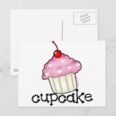 大きなカップケーキ ポストカード (正面/裏面)
