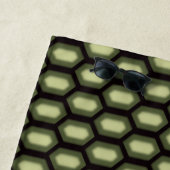 大きなカメとカメの甲羅 ビーチタオル (インサイチュ)