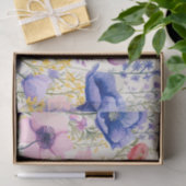 大きなカラフルで繊細な花 薄葉紙 (ギフト)