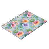 大きなカラフルな紙の花 ノートブック (左側)