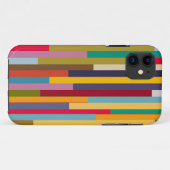 大きなカラフルストライプ Case-Mate iPhoneケース (裏面(横))