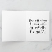 大きなカードの愛 - 裏面をチェック! サンキューカード (内部)