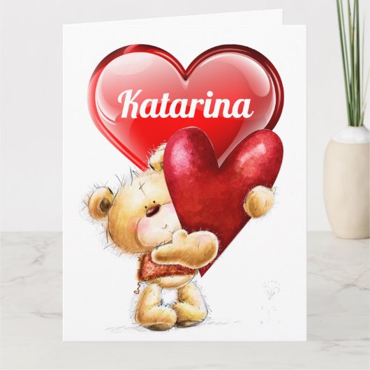 大きなカードを特別な日に サンキューカード (正面)