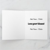 大きなカードパピーラブ サンキューカード (内部)