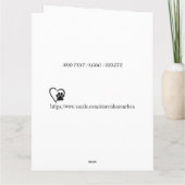 大きなカードパピーラブ サンキューカード (裏面)