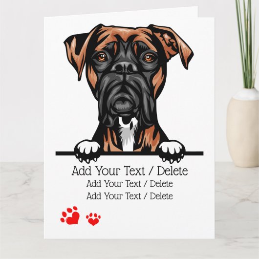 大きなカードパピーラブ サンキューカード (正面)