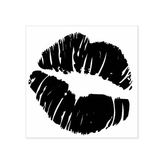 大きなキス ラバースタンプ (インプリント)