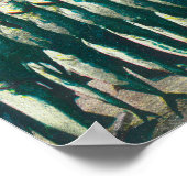 大きなキャッチを持つ魚釣りシーン ポスター (角)