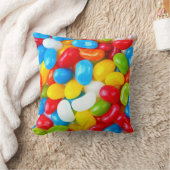 大きなキャンディゼリー豆の装飾用クッション クッション (ブランケット)