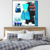 大きなキャンバス印刷:ステートメントを作成する キャンバスプリント (インサイチュ (寝室))