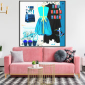 大きなキャンバス印刷:ステートメントを作成する キャンバスプリント (インサイチュ (リビング))