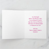 大きなキリスト教の母の日のカード，箴言31 カード (内部)