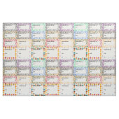 大きなキルトラベル – ペイズリーとギンガム ファブリック (ヤード)