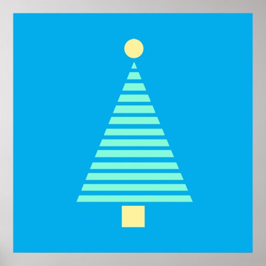 大きなクリスマスツリーのポスター ポスター (正面)