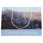 大きなクリスマス抱き枕 ラージペーパーバッグ (正面)