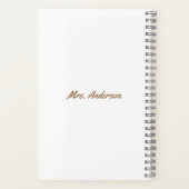 大きなクレヨンの木/先生鑑賞 ノートブック (裏面)